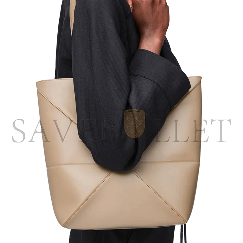 LOEWE MEDIUM PUZZLE FOLD TOTE IN SHINY CALFSKIN A657G50X01 03 (31.5*25.5*14.5cm)